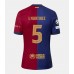 Maillot de foot Barcelona Inigo Martinez #5 Domicile vêtements 2024-25 Manches Courtes